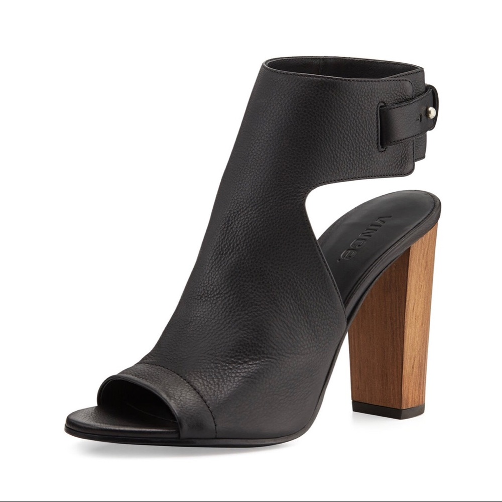 VINCE ‘Addie’ Open Toe Booties